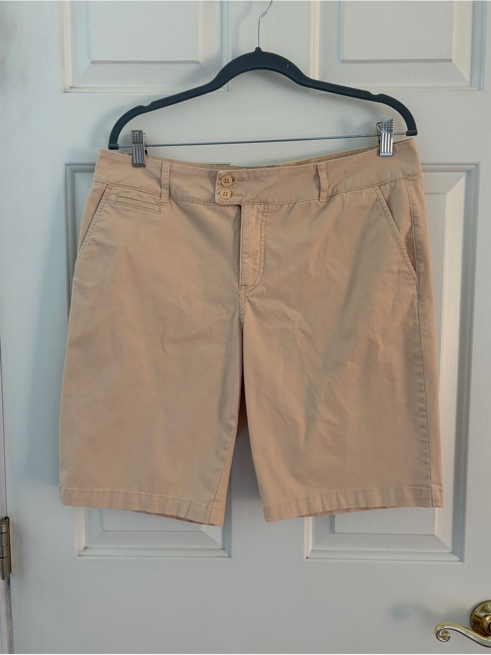 Royalty for Me Tan/Khaki Stretch Chino Bermuda Shorts